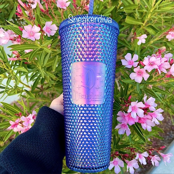 Starbucks Accessories - 💙Starbucks💙Disney 50th anniversary💙Geometric💎blue💎studded tumbler💙Cup